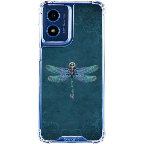 Mystical Dragonfly by Brigid Ashwood Moto G 5G (2024) Clear Case